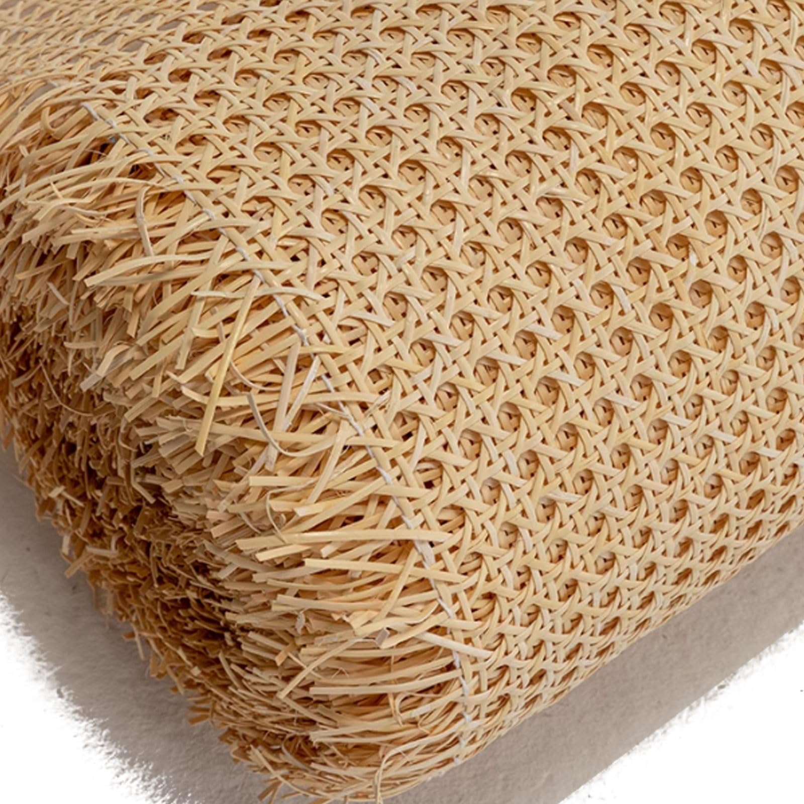 Rollo de Mimbre Natural, 50cm Ancho Ratán Natural Rollo, Ratan para Muebles Correas de Caña Natural Cane Webbing Rattan para Proyectos de Caning Rattan Tejida para Proyectos de Caning ( Size : 50x200c