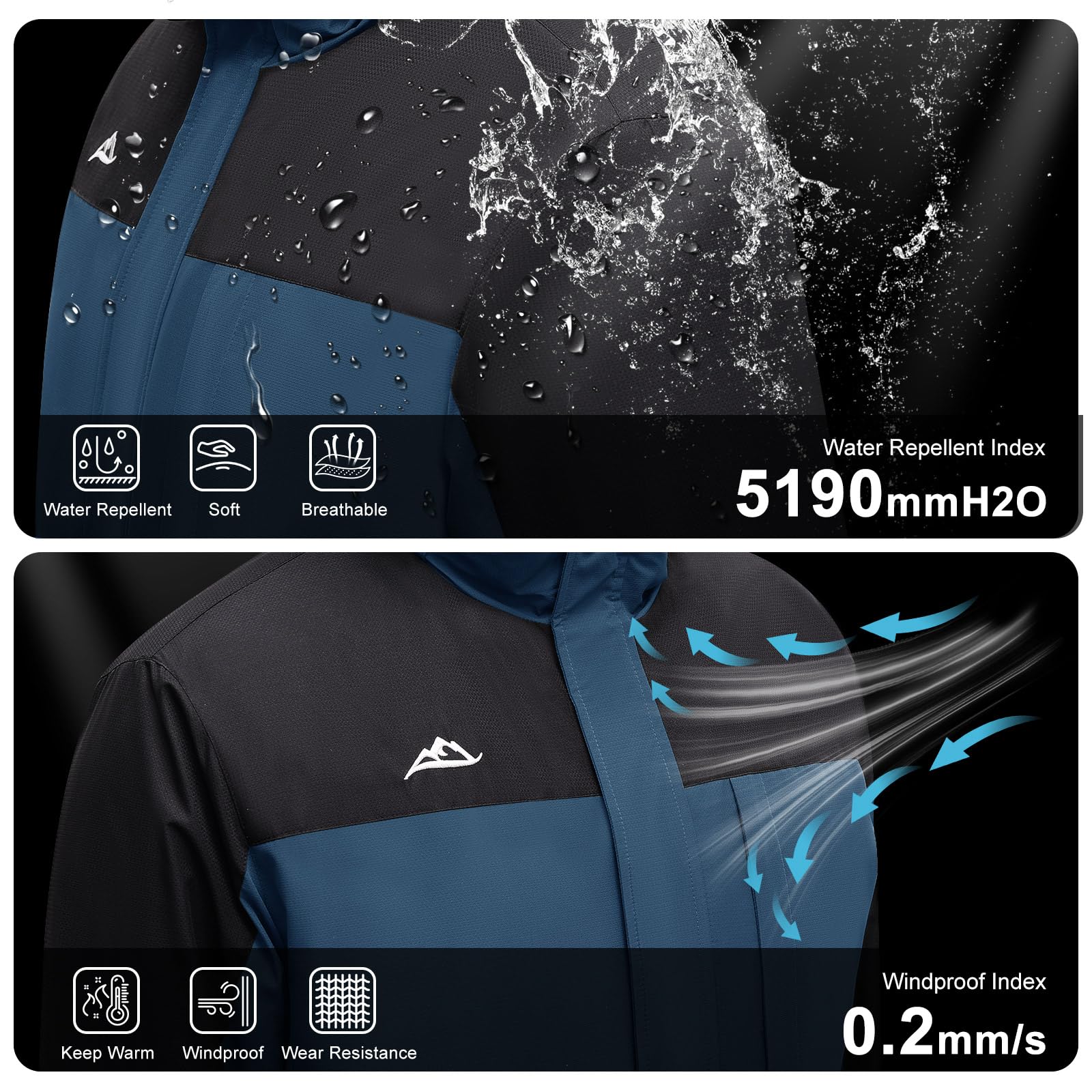 Svanco Chaqueta De Esquí Chaquetas De Hombre Impermeable Forro Polar Abrigo Con Capucha Desmontable Invierno Cálido Patinaje Sobre Hielo Chaqueta Abrigos Snowboard Chaqueta Para Hombres M-XXL