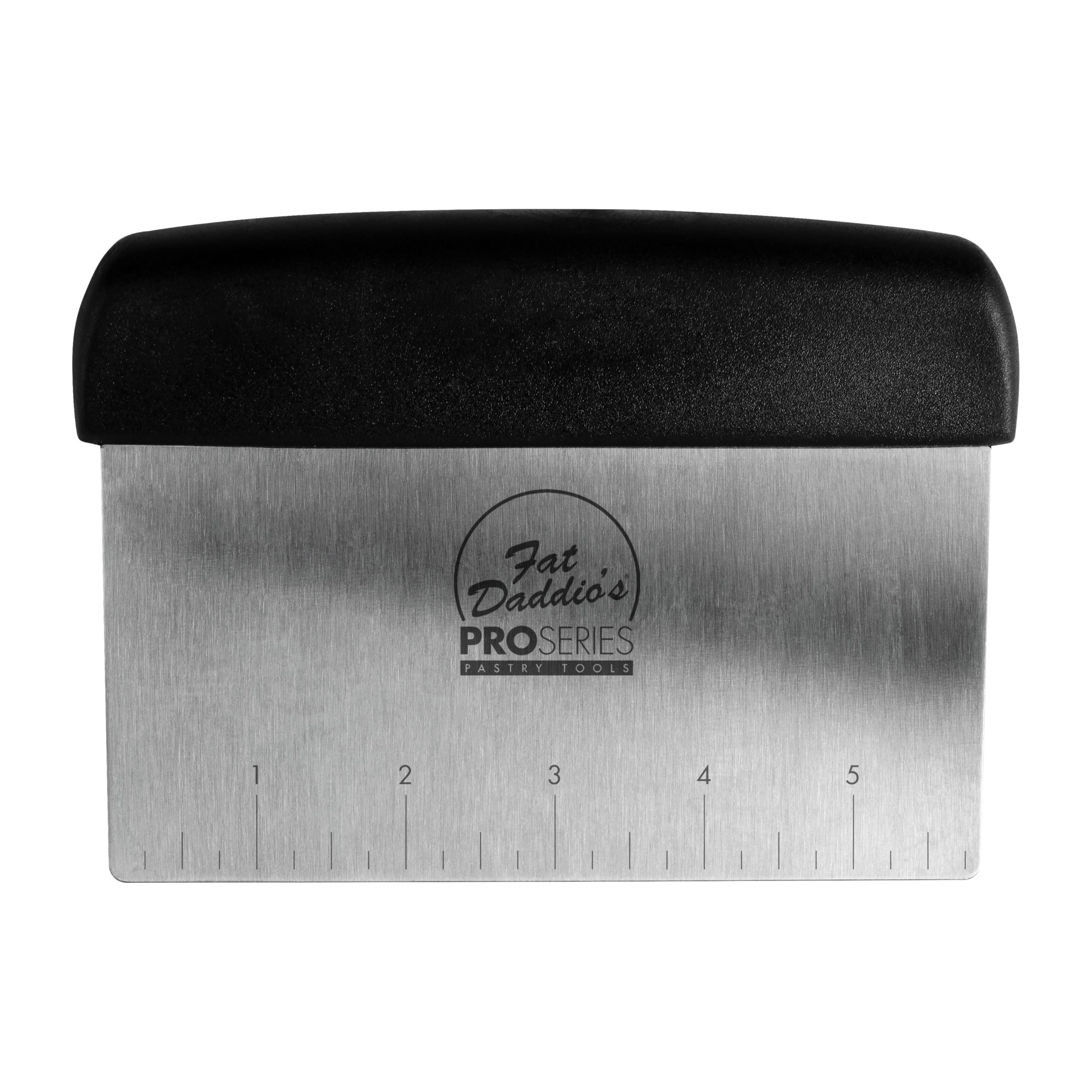 Fat daddio de banco Rasquetas, acero inoxidable, 4.5 x 6 Inches