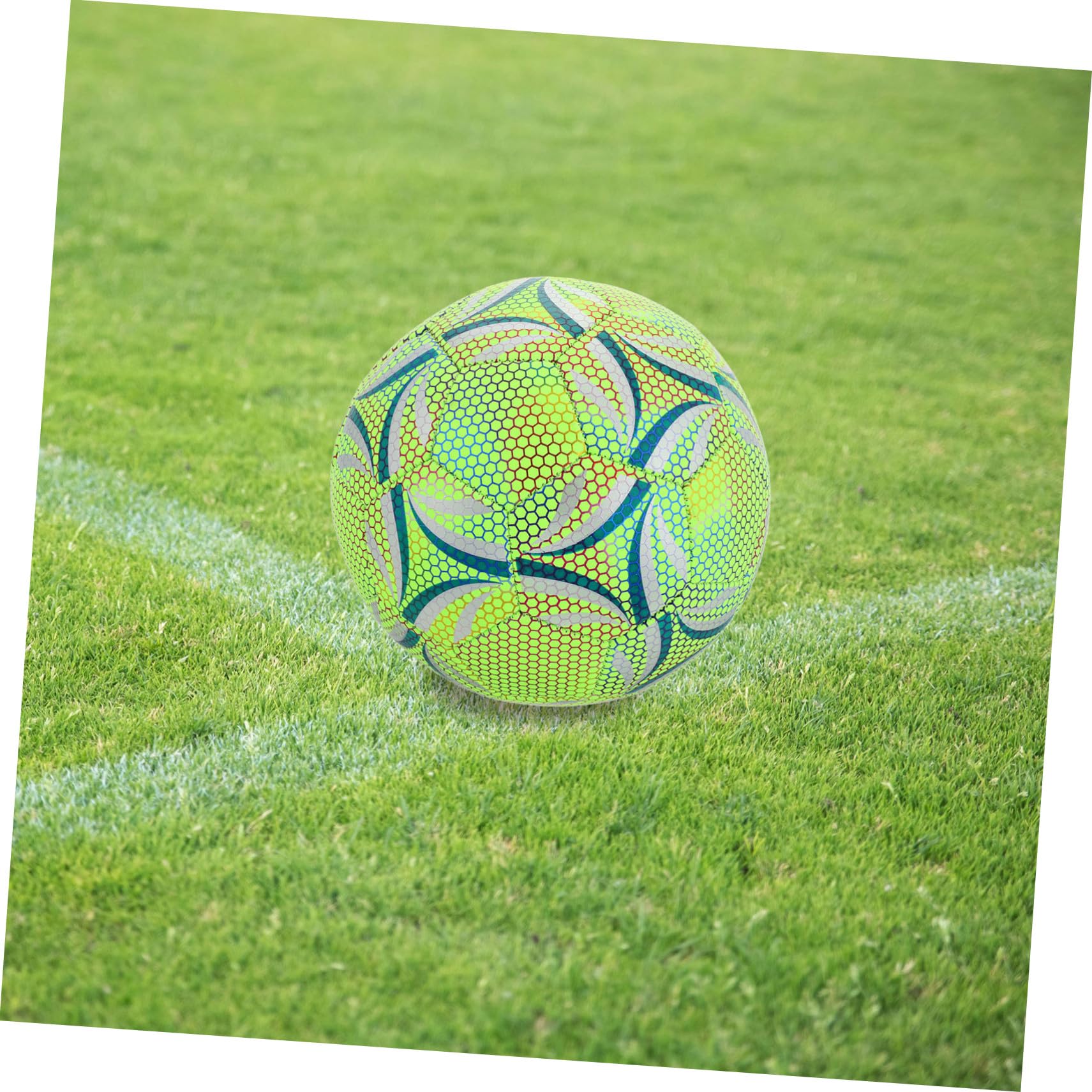 Balón de Fútbol Iluminado Talla 5 Estándar para Adultos y Jóvenes | Pu, Brilla Oscuridad, para Partidos y Actividades Recreativas, Costura Mecánica