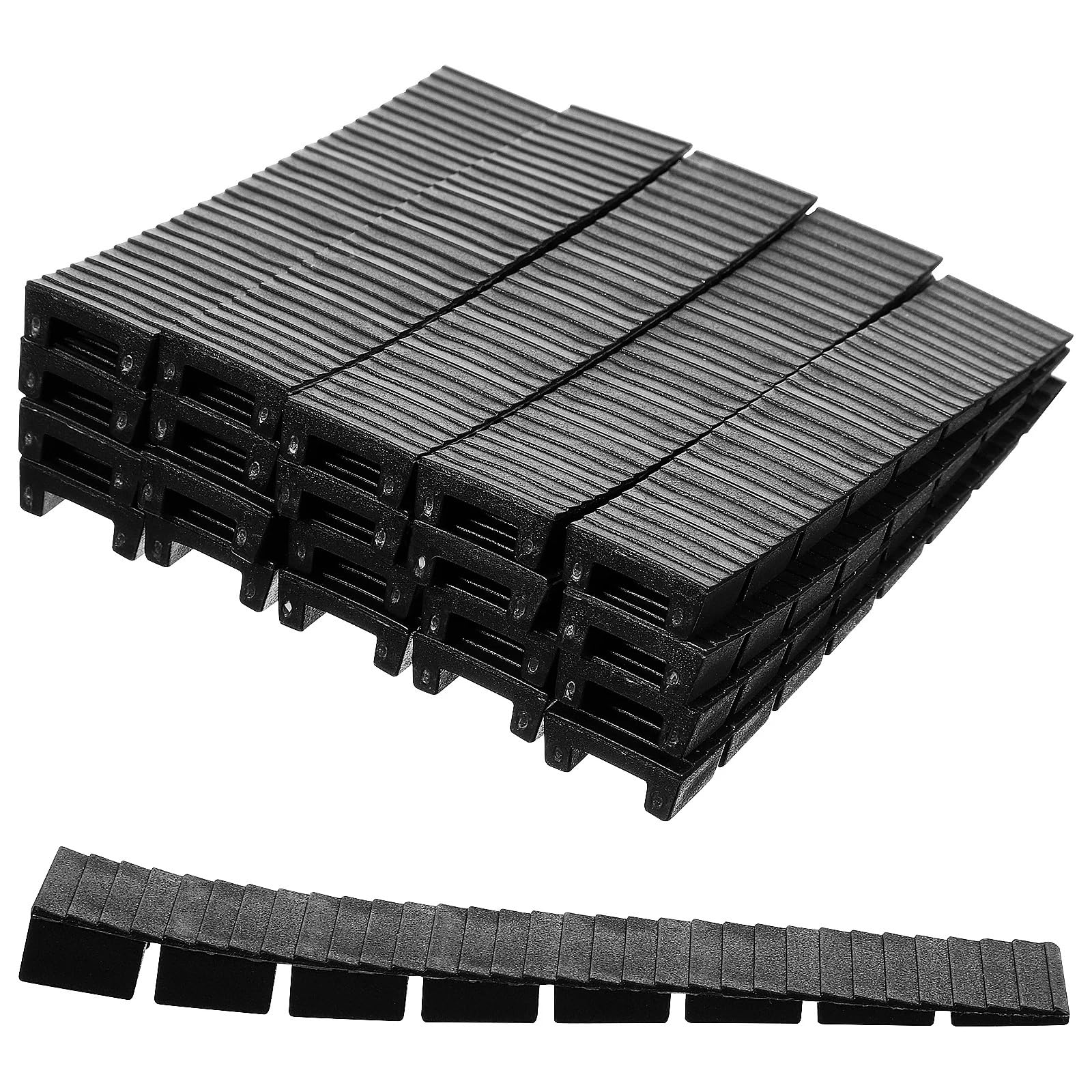 Furniture Levellers 20 Pcs Furniture Leveling Shims Plastic Spacers Hardware Gear Table Wedges Leveler Floor For Uneven Floors