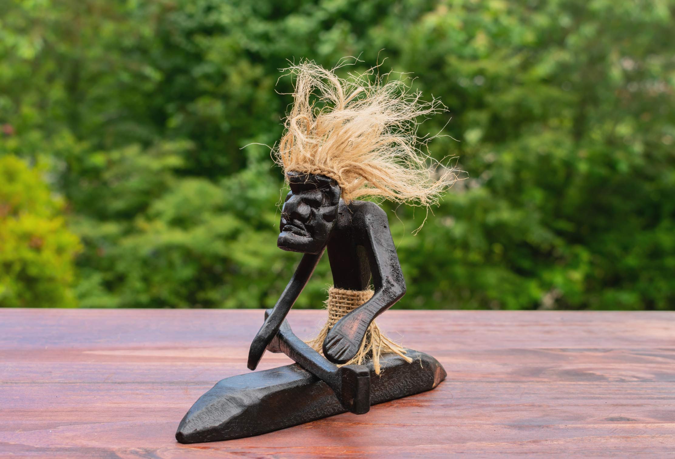 Amazon.com: G6 Collection Handmade Wooden Primitive Tribal Canoe