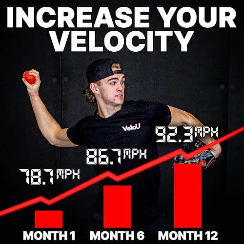 Miniatura 3 de Juego de 6 pelotas con peso para béisbol: aumenta la velocidad de lanzamiento y la fuerza del brazo, soporta 18,000 lanzamientos, pelotas de béisbol