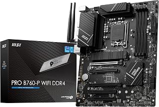 MSI PRO B760-P WiFi DDR4 ATX Motherboard - LGA 1700, PCIe 4.0, 128GB Support