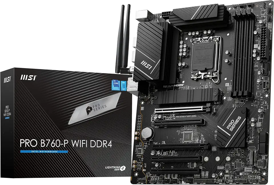 MSI Pro B760-P WiFi DDR4 ATX Motherboard