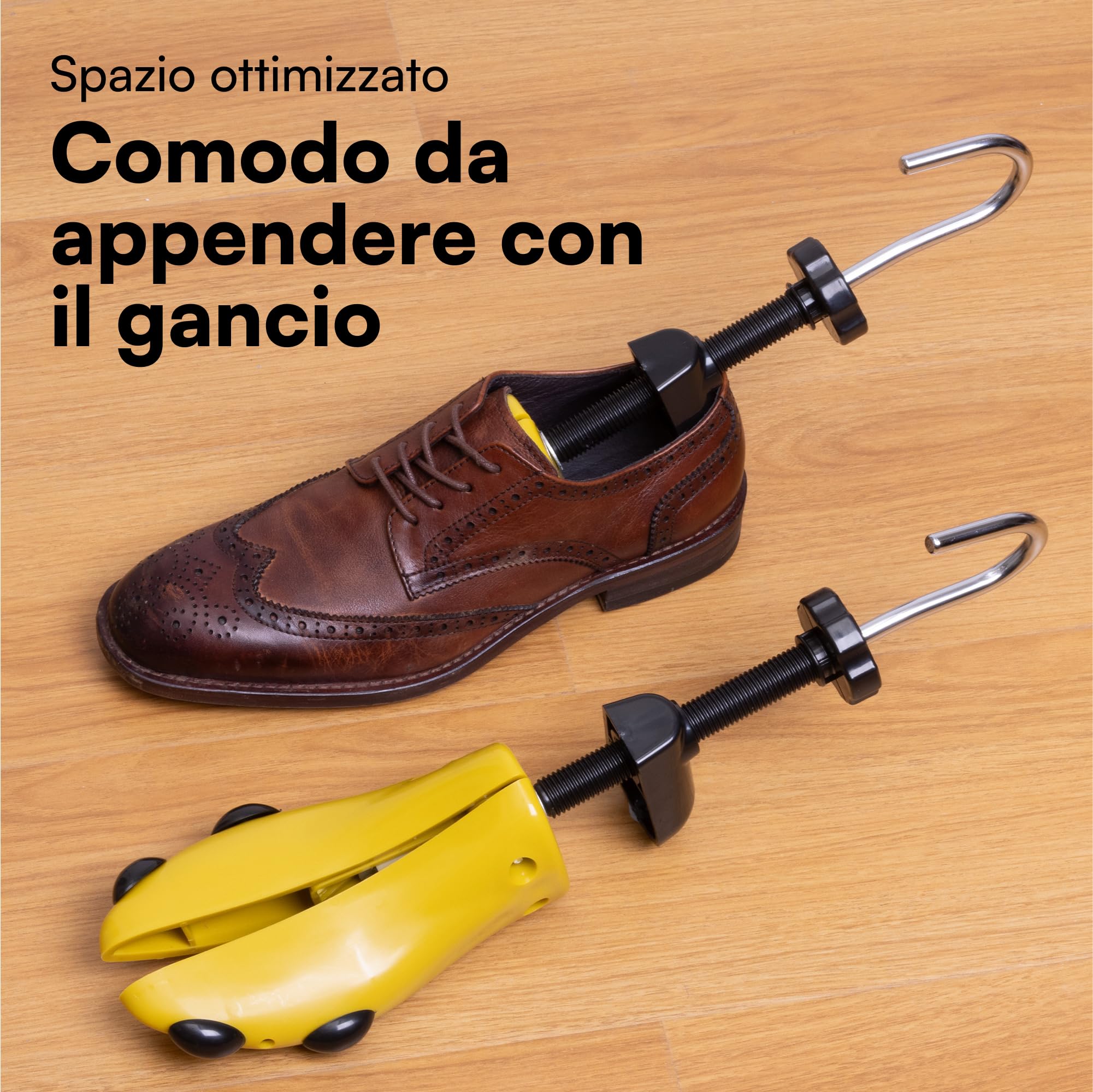 H&S Set tendiscarpe per scarpe da uomo - Estendiscarpe e allargatore - Tendiscarpe per borsite - Cura delle scarpe - Scarpe