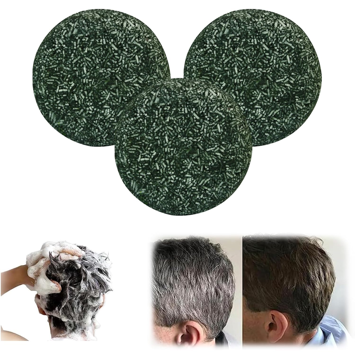 3PCS Gray Hair Reverse Bar, Mane Gray Reverse Bar Gray