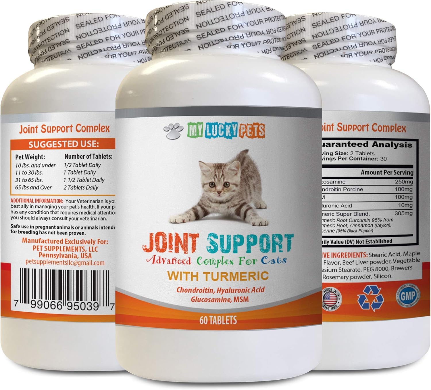 MY LUCKY PETS LLC cat Joint Pain Relief CAT Joint
