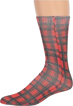 Rojo/Multi Tartan Cotton Blend