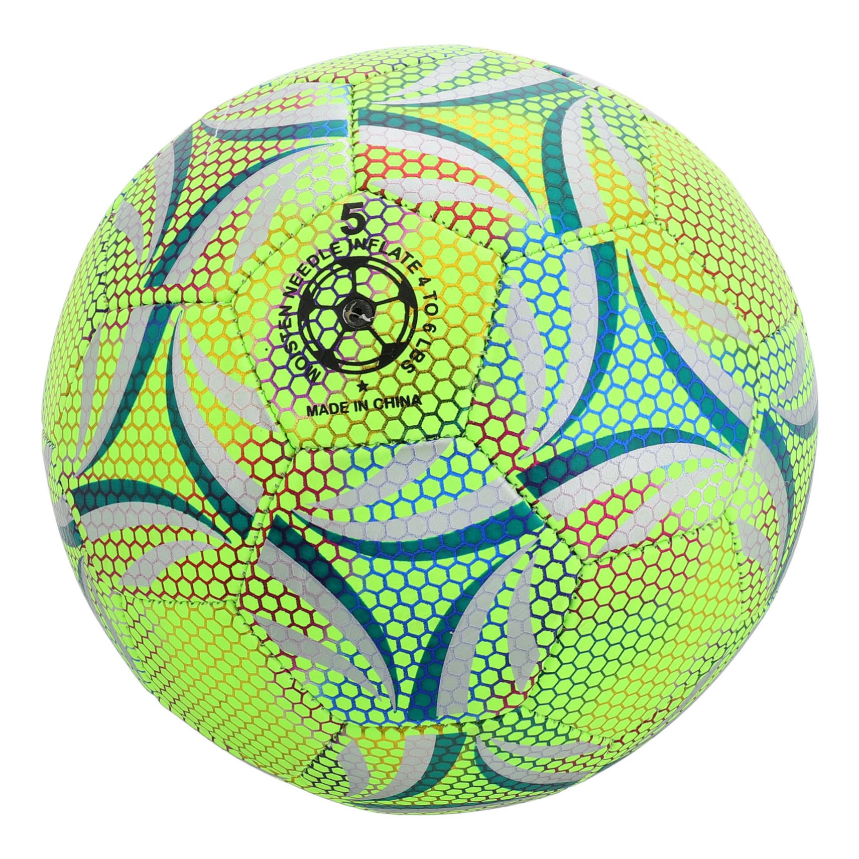 Healifty Balón de Fútbol Iluminado para Entrenamiento Nocturno y Uso Juvenil Brillante y Duradero