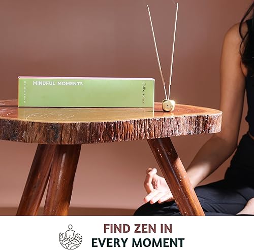 Miniatura 8 de Folkulture Varitas de incienso con tiempo de combustión de 60 minutos, juego de 4 inciensos (11 pulgadas  100 palitos de insencia)  Manzanilla