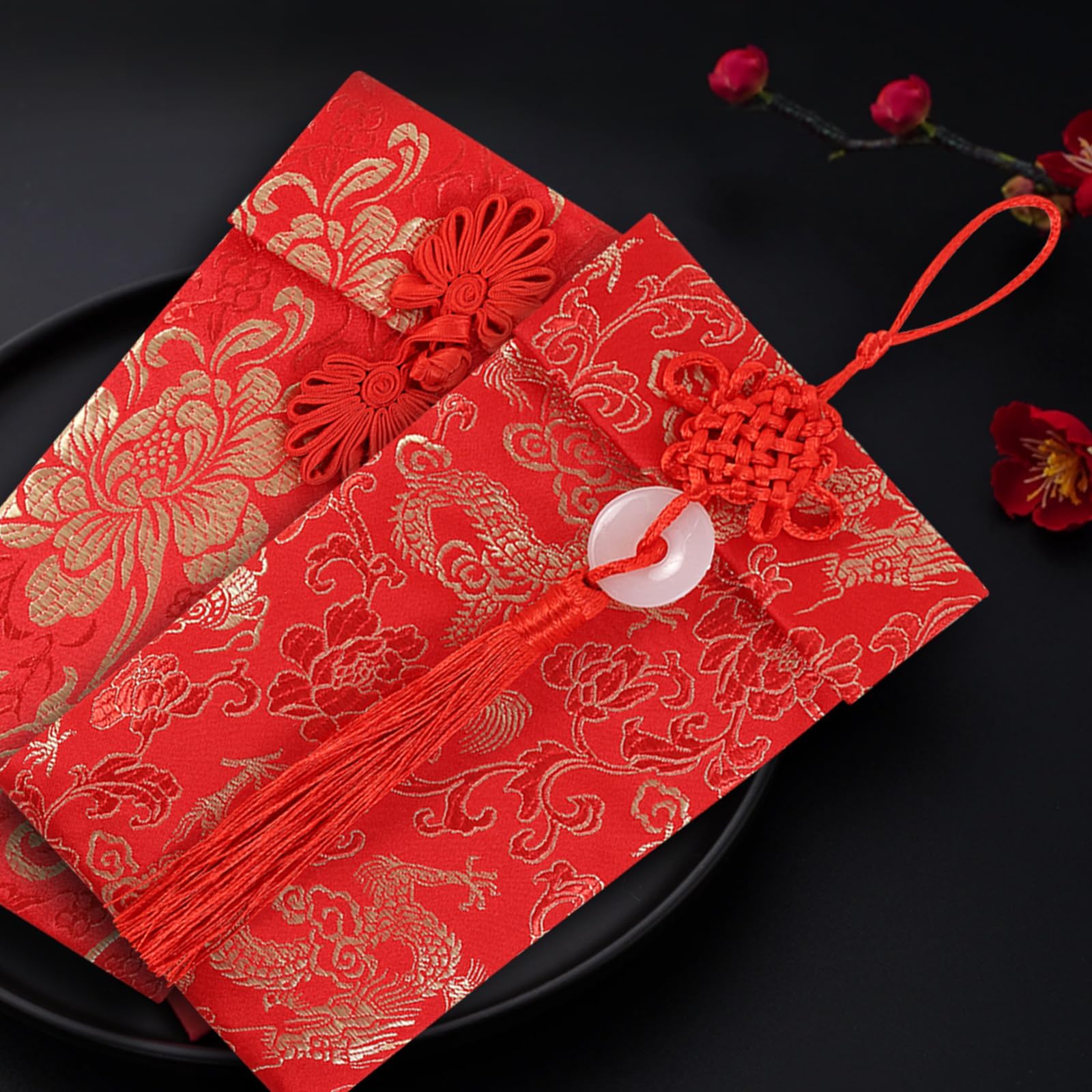 36 Stück Chinesische Rote Umschläge (HongBao) – 17x9 Cm, Mit Glückssymbolen, Für Neujahr, Hochzeit & Geschenke