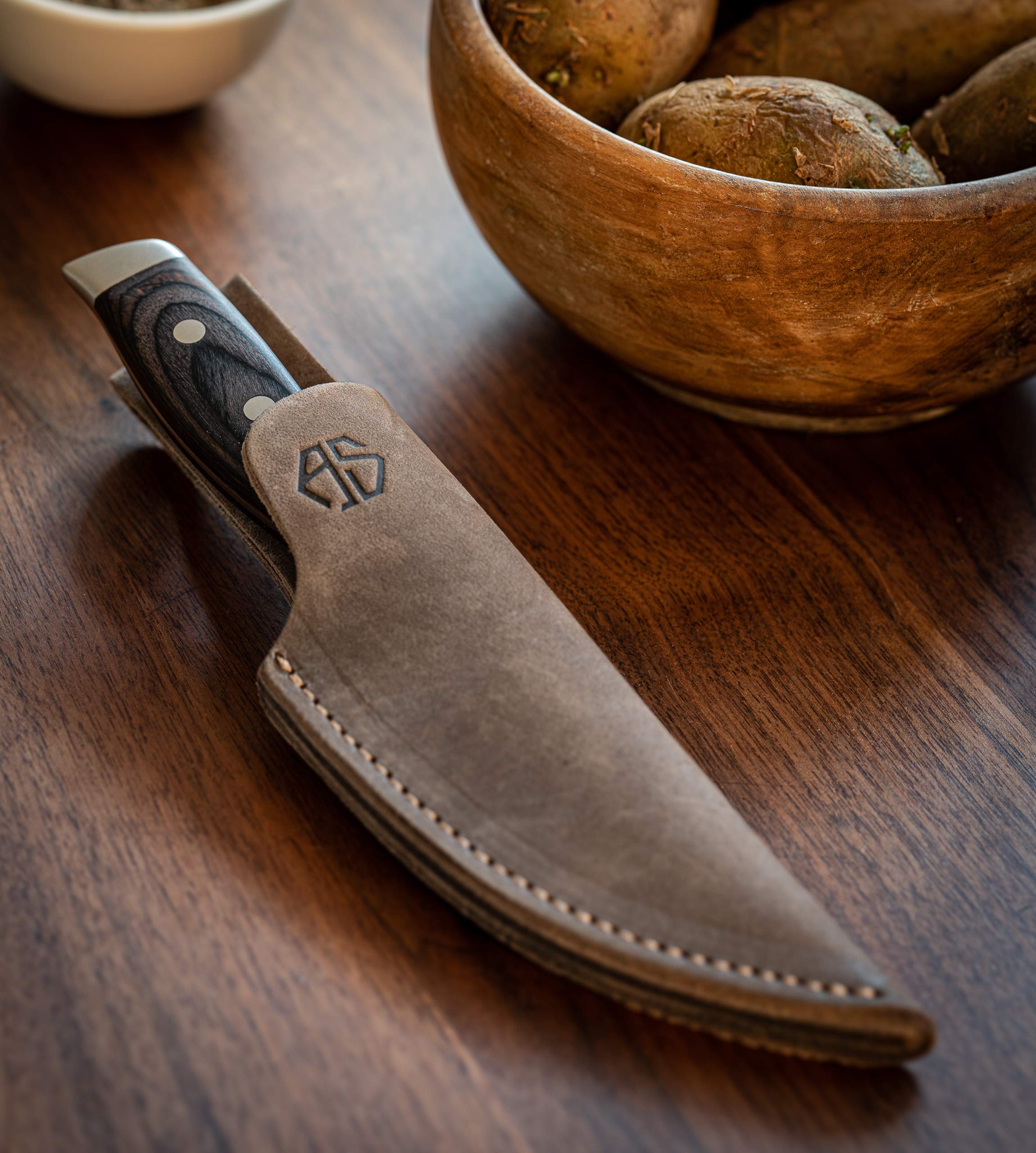 Messertasche Für Gürtel Damastmesser Jagdmesser Damast Skinner Gürtelmesser  Handlich Und Scharf (AB1524 Matsato Messer Japan Original Matsato, image size:2300x2560