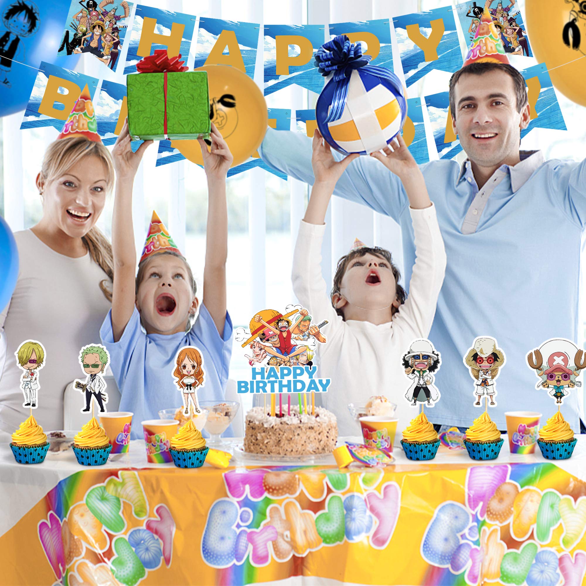 One Piece Birthday Party Supplies Anime Party Decorations For Luffy Fans Included Banner Cake Toppers Cupcake Toppers Balloon Amazon Sg Office Products One Piece Birthday Party Supplies Anime Party Decorations For Luffy Fans Included Banner Cake Toppers Cupcake Toppers Balloon Amazon Sg Office Products