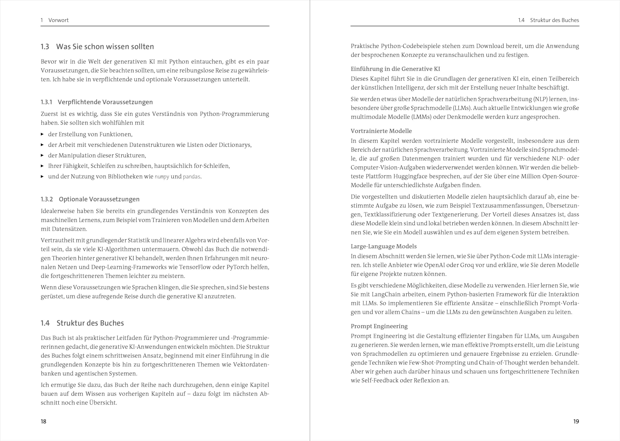 Generative KI mit Python: KI im Unternehmenskontext – GenAI, Agenten und mehr! Der Guide für RAG-Anwendungen und Agentensysteme mit Vektordatenbanken und LLMs