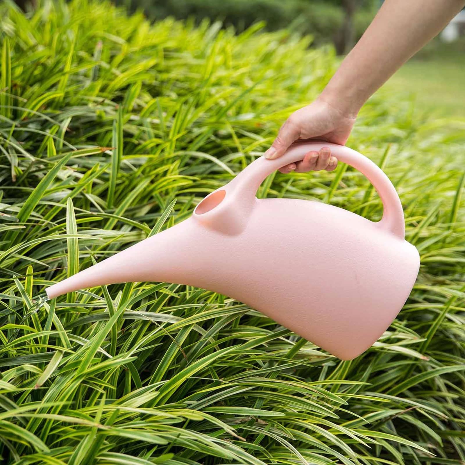 Arrosoir en plastique à long bec en forme d'éléphant pour plantes d'intérieur, accessoires de jardin, outils d'irritation d'intérieur (gris)