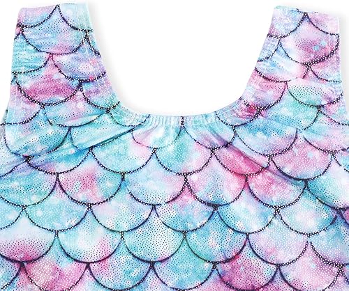 Miniatura 6 de EQSJIU Leotardo de ballet para niñas, danza, gimnasia, niñas pequeñas, vestidos de danza brillantes, conjuntos, leotardo con falda tutú para niños