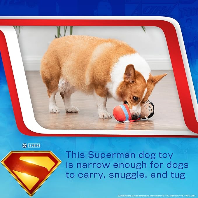 Juguete para Perro Superman DC Comics 8" con Sonido miniatura 4