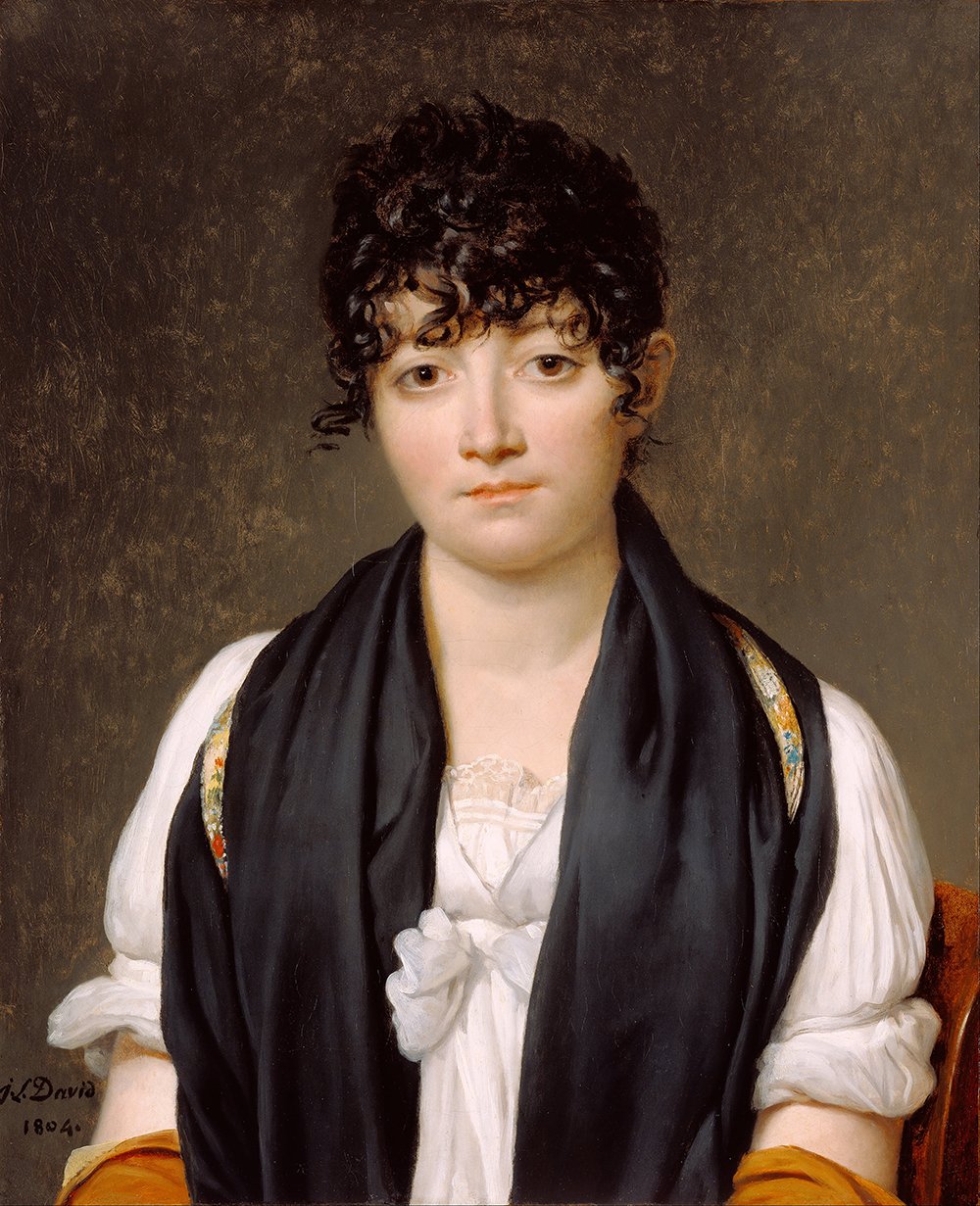 Cuadro de Suzanne Le Peletier por Jacques Louis David para decorar salones modernos