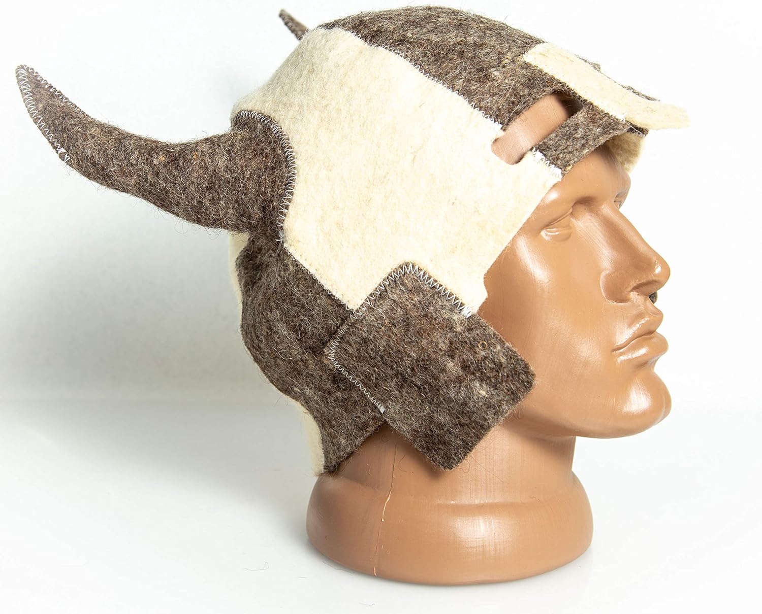 Sauna hat Viking - Sauna hat for Men - Sauna hat Wool - Sauna hat Russian banya - Russian banya hat - Finnish Ukraine Viking Helmet Ukrainian Warrior Berserk cosplayers Sauna Accessories