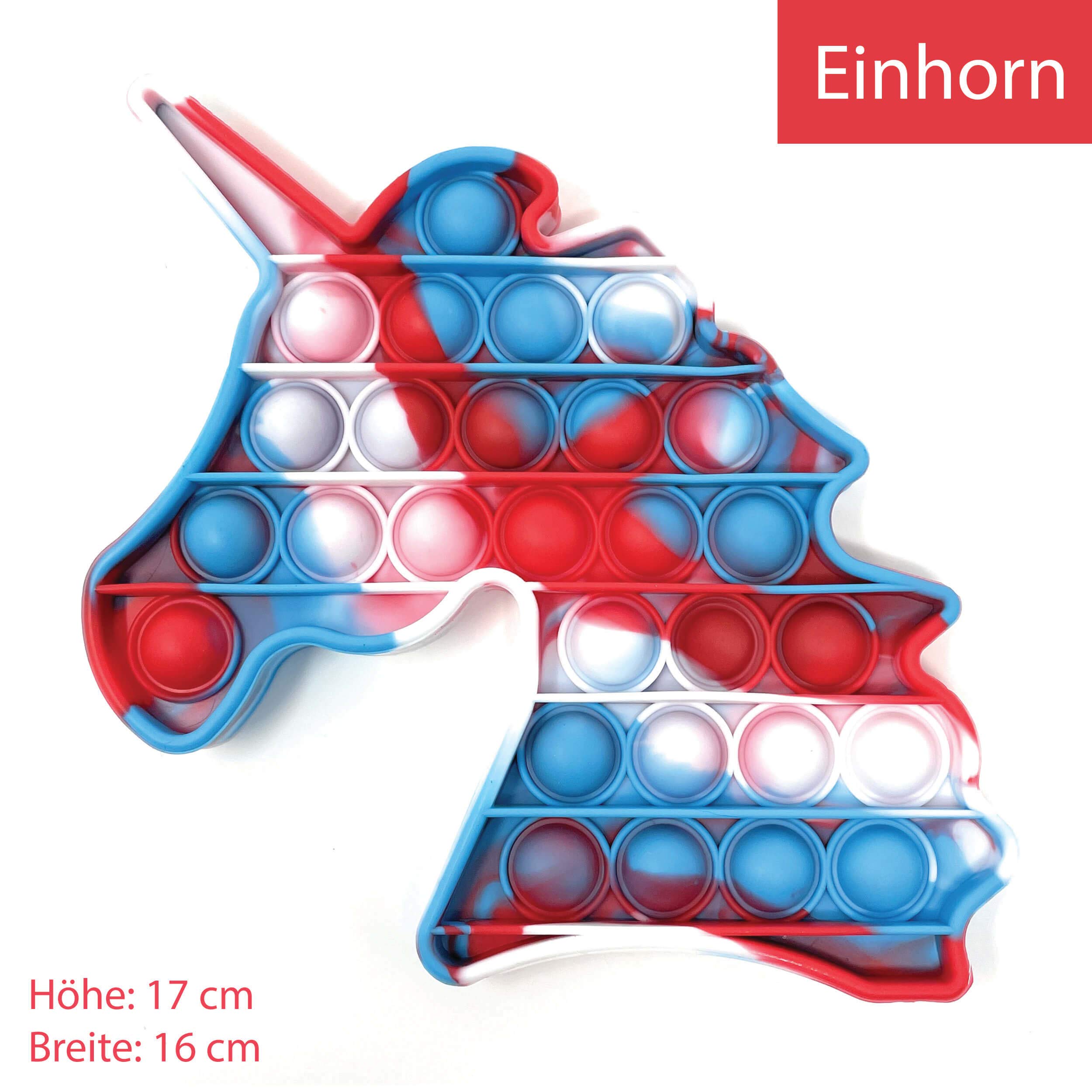 DDS Fidget Toy Bubble Pop It – Antistress-Spielzeug Aus Silikon, Herz-Form, Für Kinder & Erwachsene