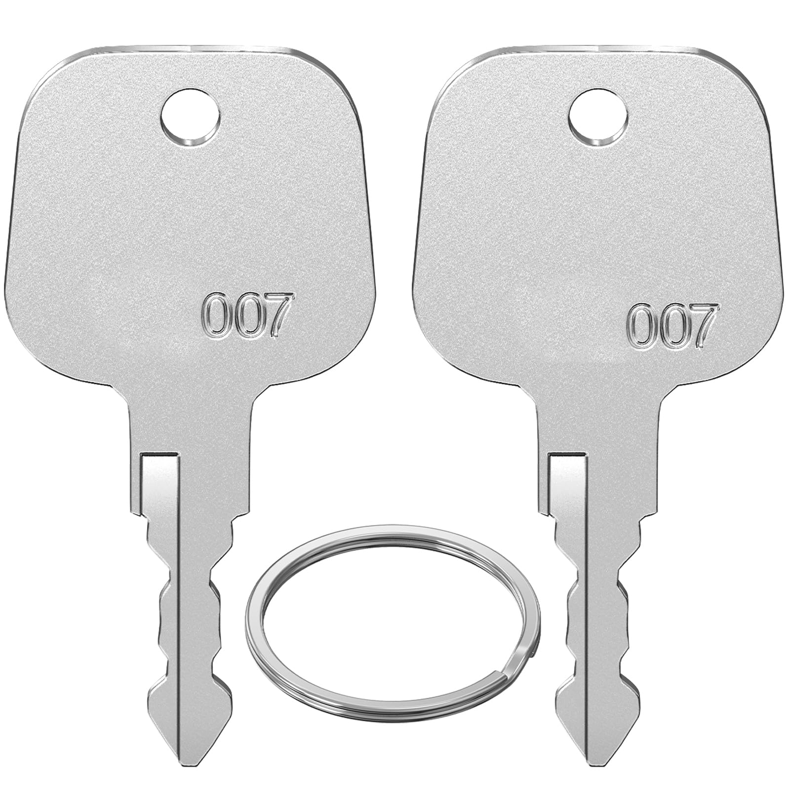 2PCS Keys Compatible with TSA007 Luggage Suitcase Password Locks