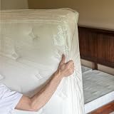 Duck Brand King or Queen Sized Moving or Storage Mattress Cover, Clear (1140236) – view 5