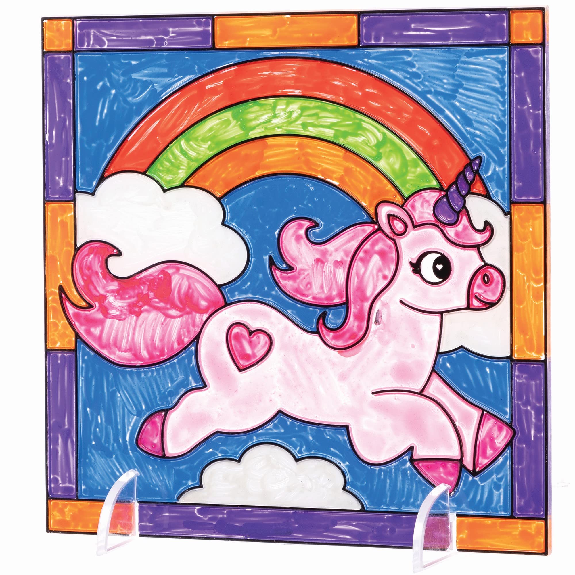 Baker Ross – Kit Acchiappasogni Unicorno 4 Pezzi – Attività Creativa Per Bambini Fai Da Te – Ideale Per Feste E Regali - 4