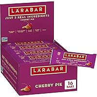 Vista 11 de Larabar Cherry Pie, barras veganas de frutas y nueces sin gluten, barras de 1.6 onzas, 12