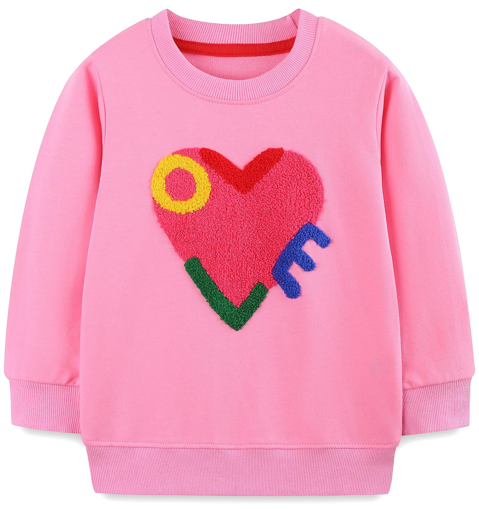 Hongshilian Unisex Kids Cute Cartoon Cotton Sweater Shirt