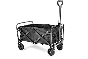 Step 2 All Around Folding Outdoor Utility Wagon in Black