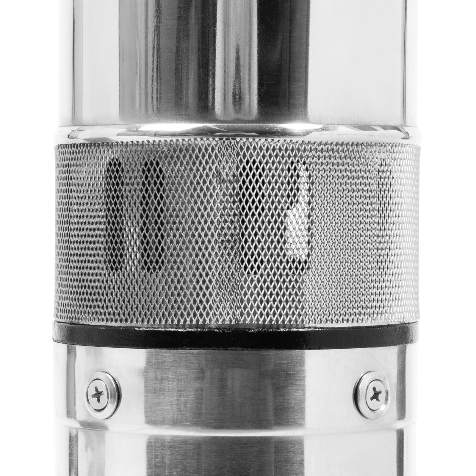 EBERTH Bomba de pozo profundo 4" de acero inoxidable, eléctrica 750W, diámetro 4 pulgadas (10cm), rosca de conexión 1 1/4 pulgadas, cable de alimentación 15m, profundidad de trabajo máx. 15m