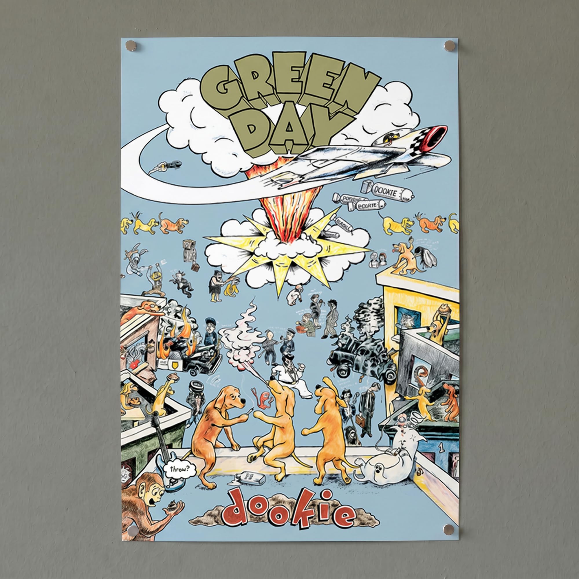 Amazon.com: Pyramid America Green Day Poster - Dookie Album Cover