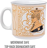 Vista 3 de Silver Buffalo Harry Potter vs Malfoy Taza de Cerámica Estilo Anime para Acampar, 20 Onzas