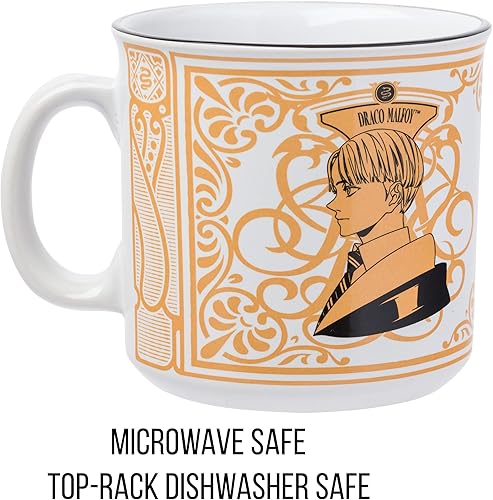 Miniatura 3 de Silver Buffalo Harry Potter vs Malfoy - Taza de cerámica estilo anime, 20 onzas