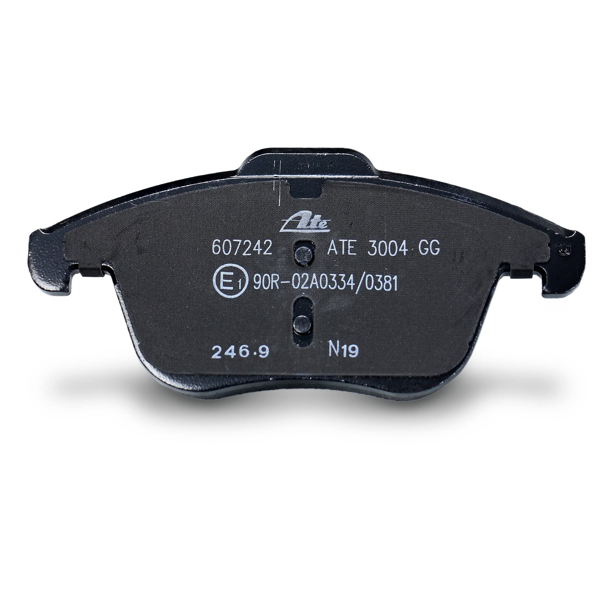 ATE Kit pastiglie freni Anteriore Con contatto segnalazione usura 13.0460-7242.2 Compatibilità con VW TIGUAN 5N SHARAN 7N1, 7N2 TIGUAN VAN 5N, AUDI Q3 8UB, 8UG, SEAT Alhambra 710, 711 | 13.0460-7242.2 Compatibilità con VW TIGUAN 5N SHARAN 7N1, 7N2 TIGUAN