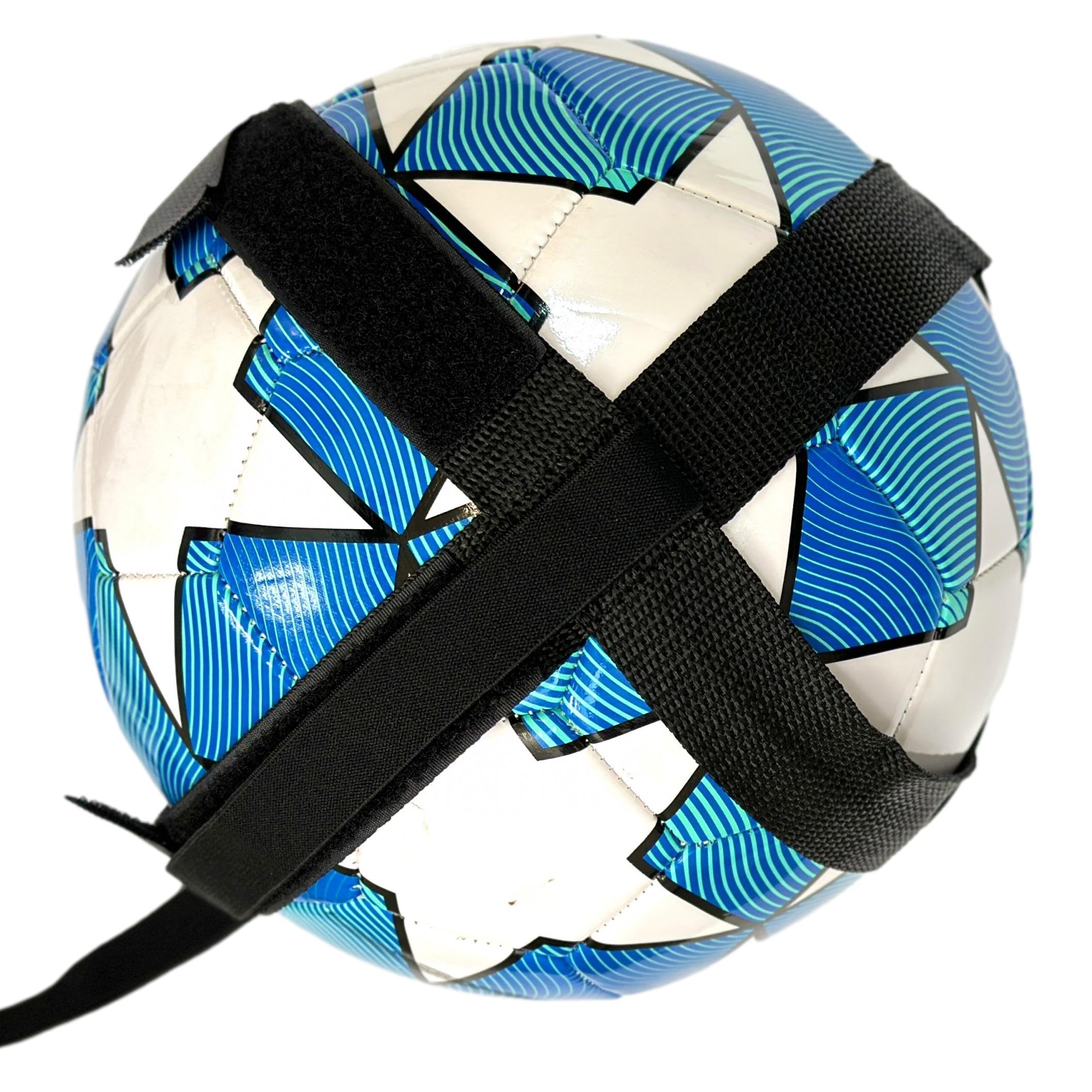 Elastico 360 Gradi Fascia per Trainer Calcio - Kit Allenamento Calcio con Cintura Regolabile - Trainer da Calcio con Pallone Rotazione Completa per Bambini