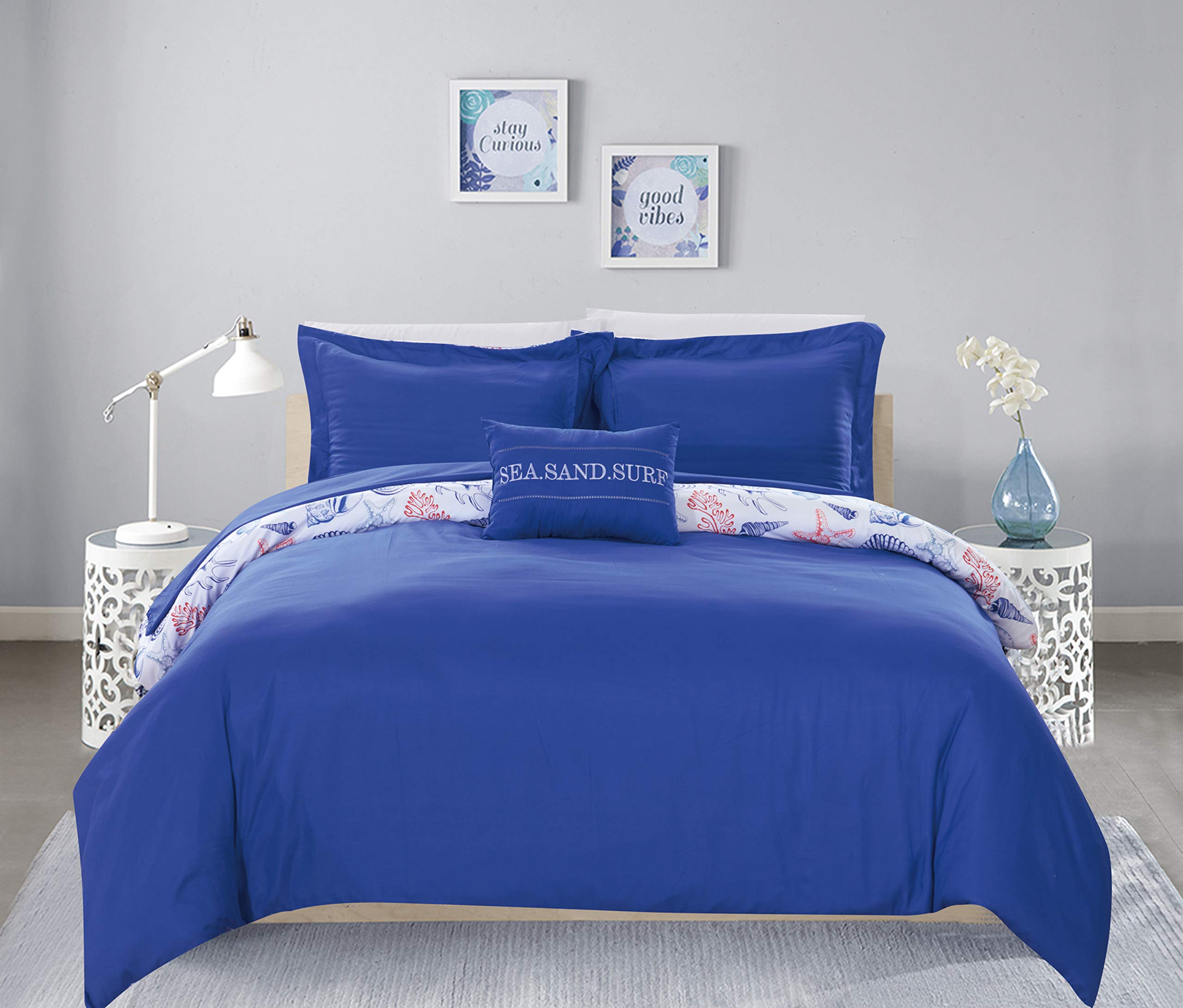 Chic Home Casey Bettwäsche-Set, 4-teilig – Kingsize In Lavendel, Gewaschene Mikrofaser