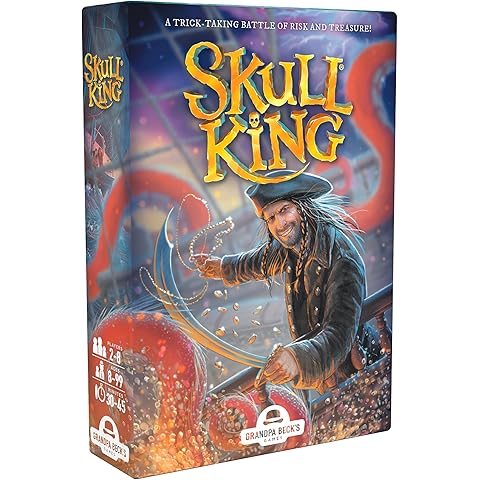 Grandpa Beck's Games Skull King - The Ultimate Pirate Trick Taking Card Game | Fun Strategy Game for Friends, Family, Game Night | from The Creators of Cover Your Assets | 2-8 Players Ages 8+