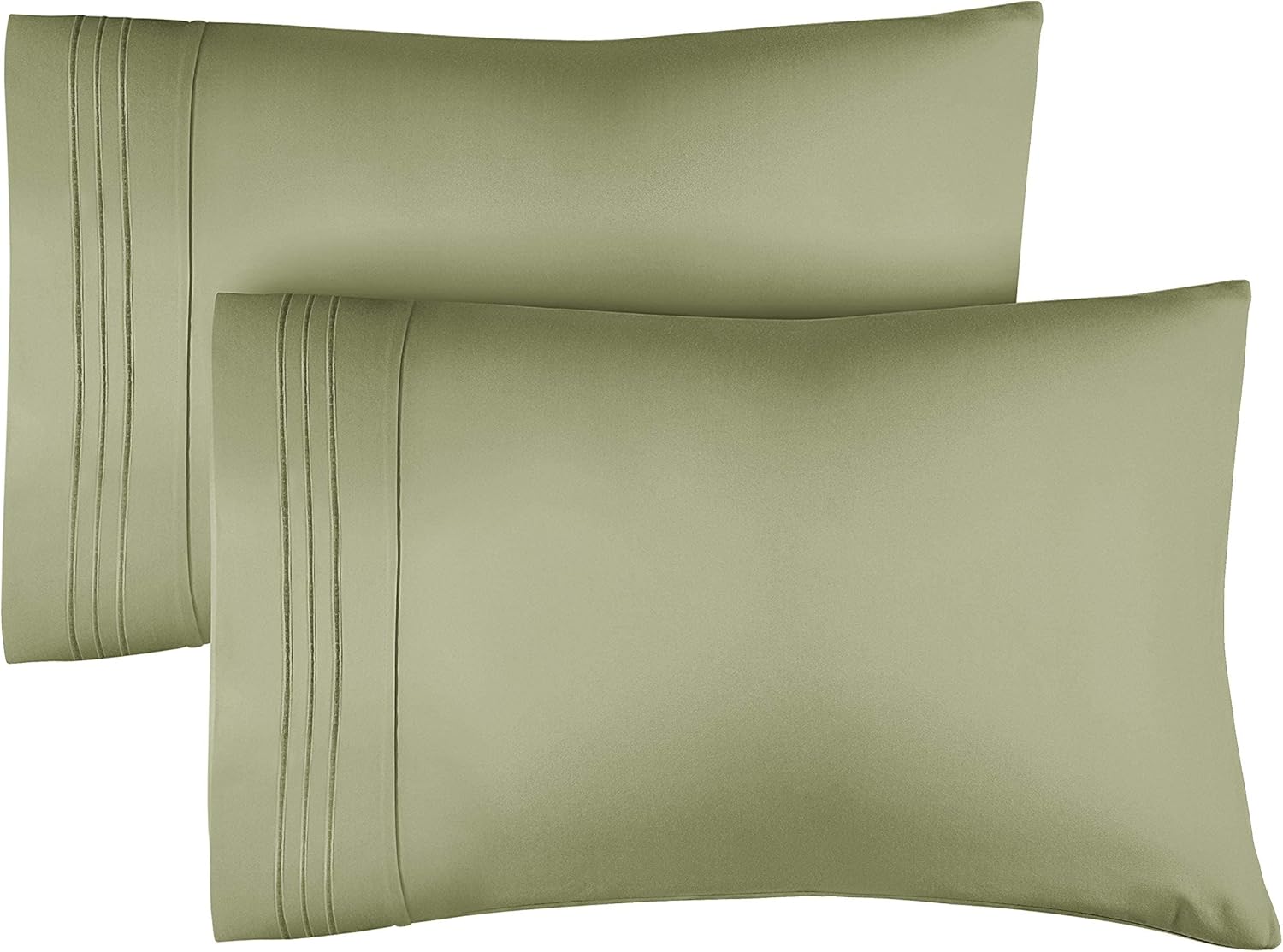King Size Pillow Cases Set of 2 Soft, Premium Quality