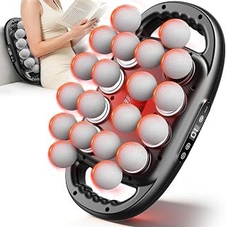 20-Head Massage Gun Deep Tissue, 9 Modes & 9 Intensity Levels Body Percussion Muscle Massager, Quiet Electric Handheld Massage Tools for Neck, Back, Shoulder, Waist, Leg, Feet, Daily Relaxation