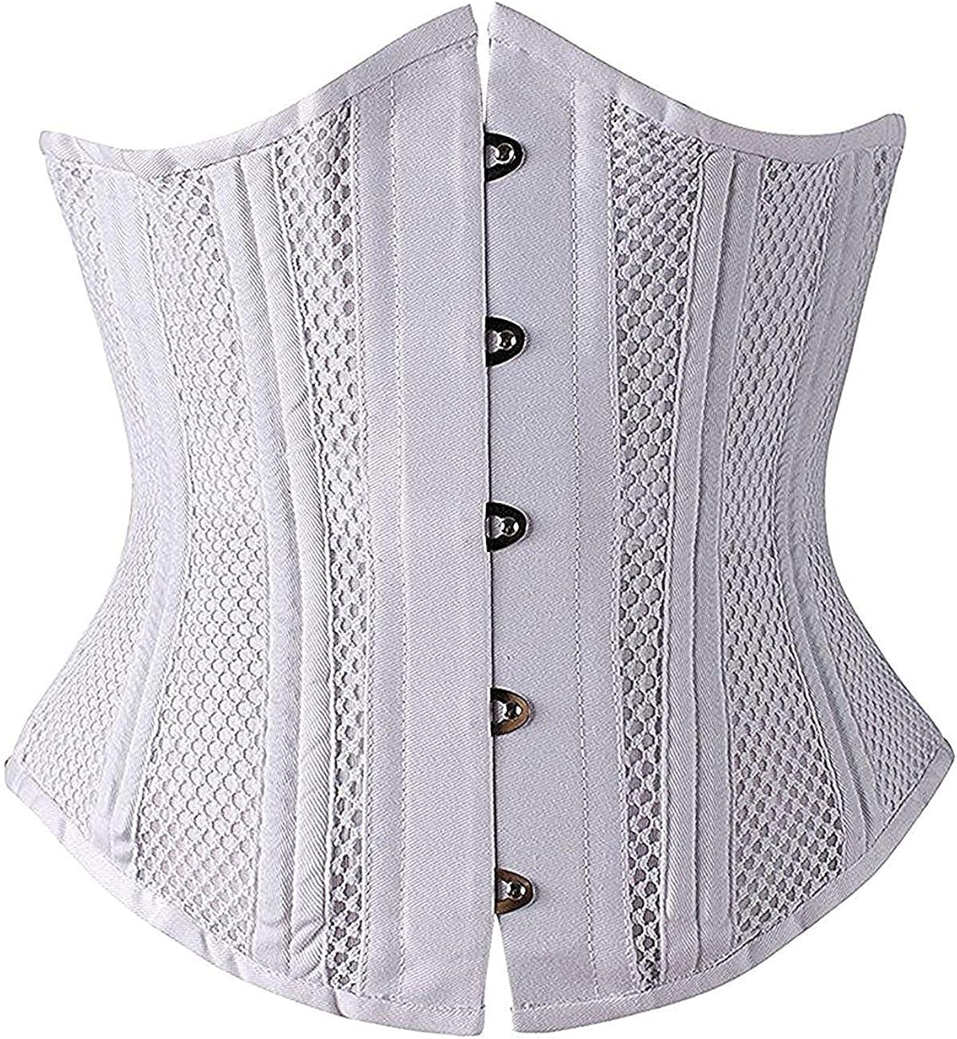 Women's waist training corsets underbust heavy duty 26 steel boned hourglass silhouette body shaper Clearance