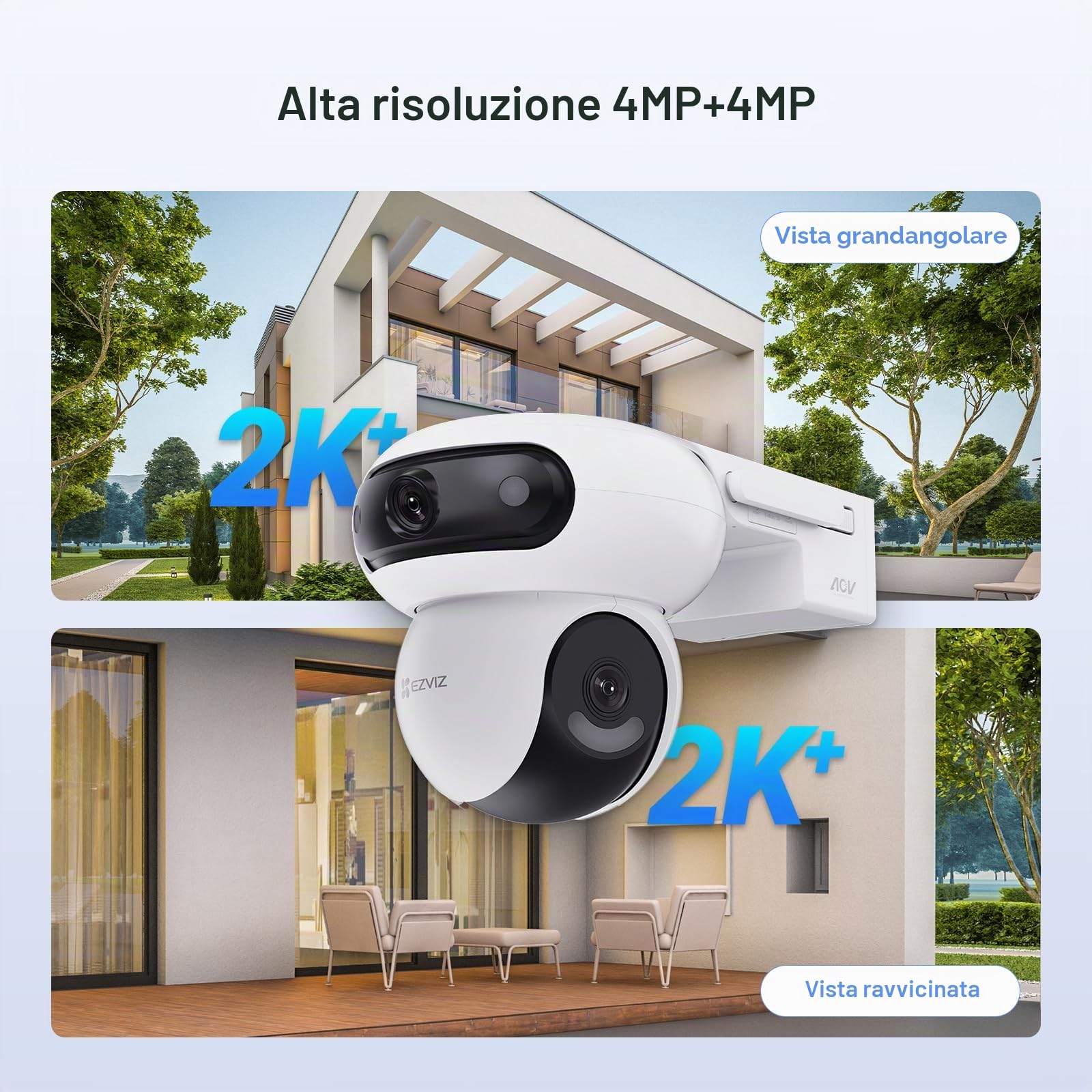 Videocamera sorveglianza Ezviz HB90 with Solar Panel