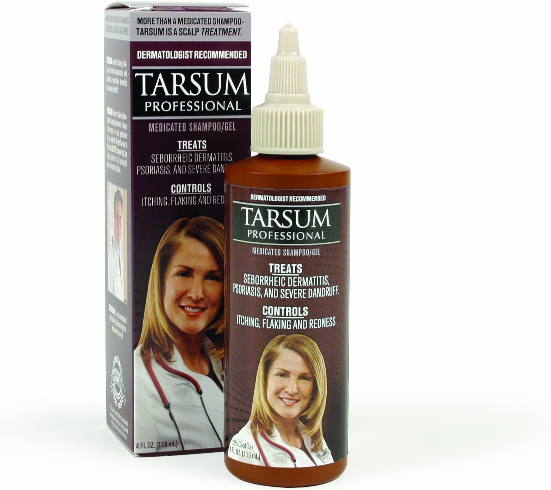 Professional Medicated Shampoo/gel, 4-Ounce (Pack of 2)