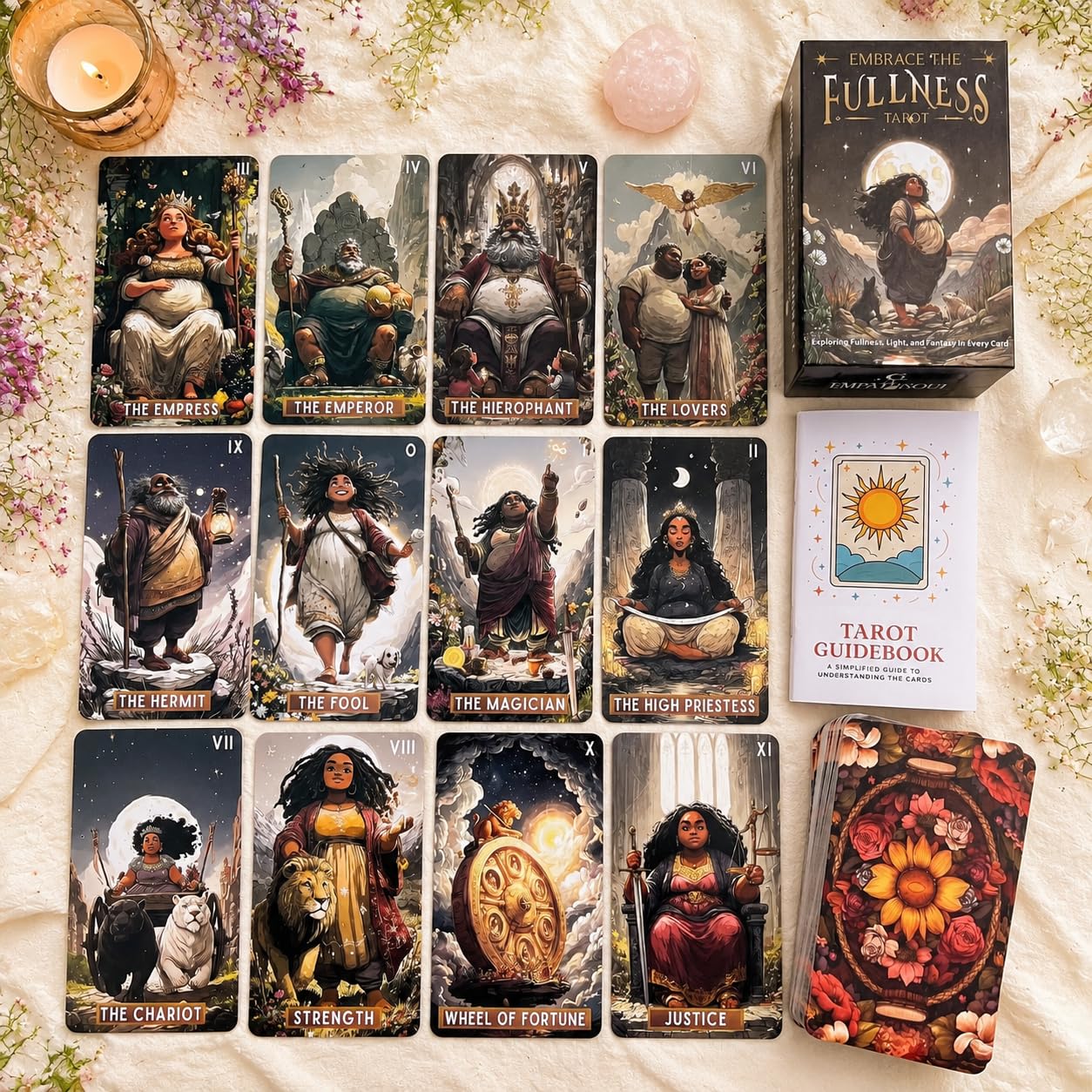 SOULGIST Fullness Tarot Deck, cartes de tarot avec guide pour débutants