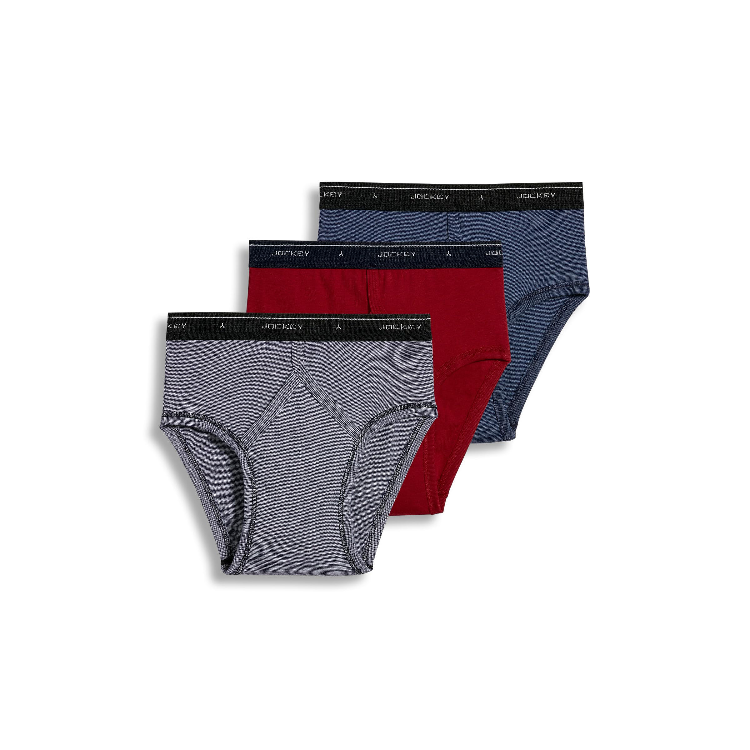 Jockey Mens Underwear Briefs - Classic Low Rise Design, Pack of 3 - Authentic Mens Underwear for Comfort and Quality