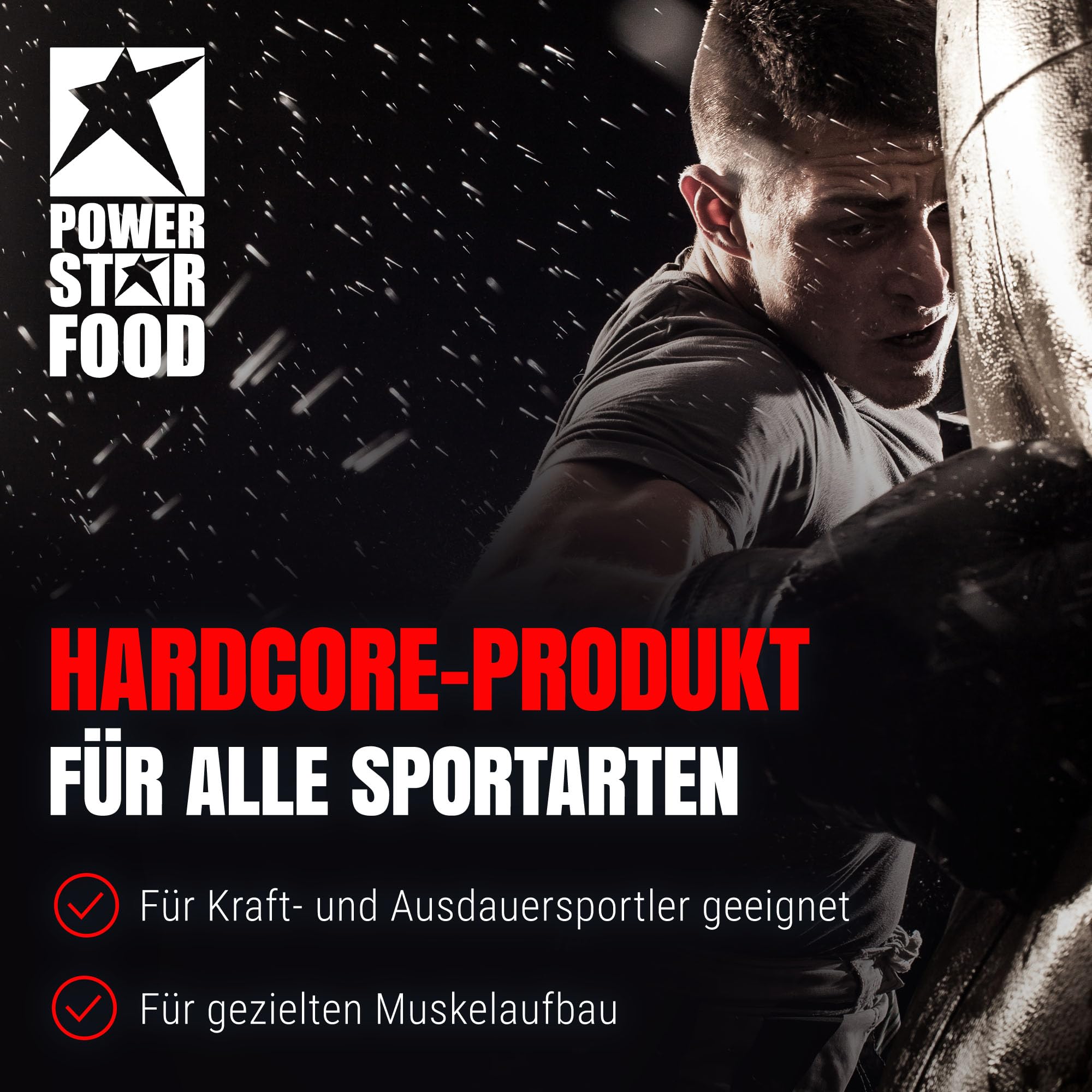 Powerstar Kreasteron 7 All-in-One Supplement 1725g Wildberry - Kraft | 7 hocheffektive Nährstoff-Kombinationen - für Muskelaufbau und Kraftsteigerung - Deutsche Herstellung nach IFS Kreatin