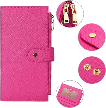 GOIACII Purses for Women RFID Blocking Large Bifold Travel Credit Card Holder Wallets for Ladies
