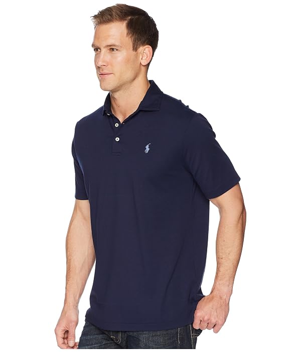 POLO RALPH LAUREN Classic Fit Soft Cotton Polo French Navy MD by POLO RALPH LAUREN - Used condition - Image 2