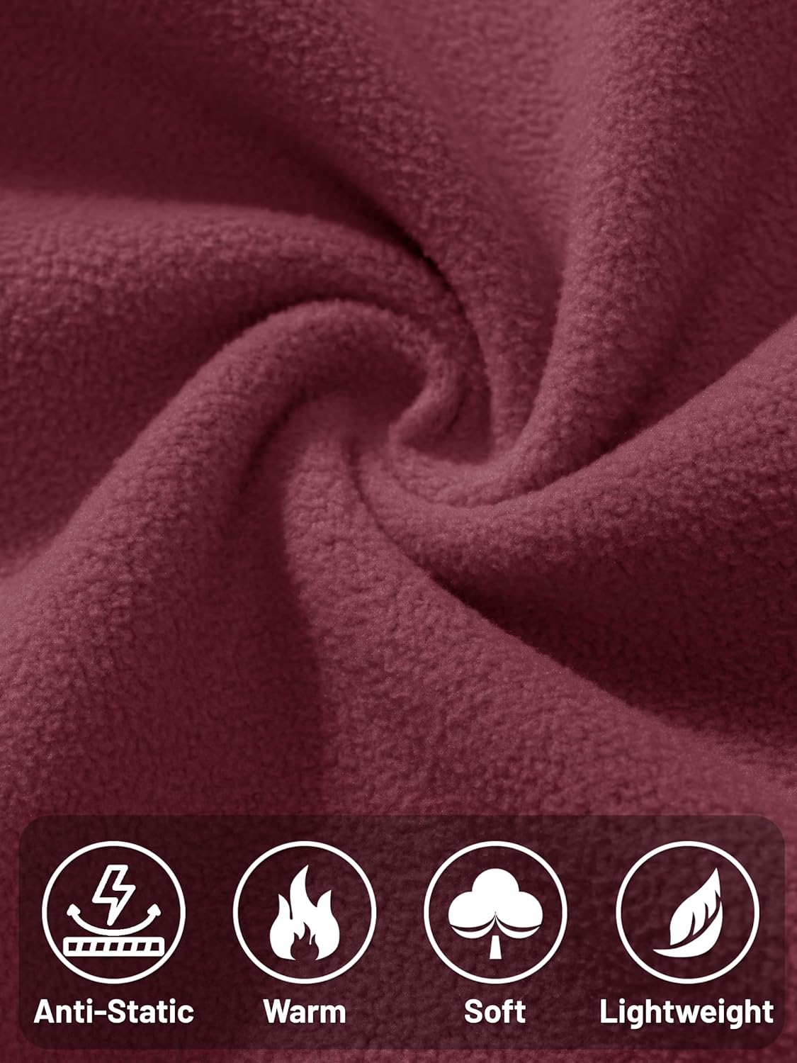 TACVASEN Women's Fleece Vest Lightweight Warm Vests Outerwear Sleeveless Zip Jacket Fall Winter Soft Vest with Pockets - Image 7